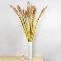 Artificial Tall Natural Seeded Grass Stem