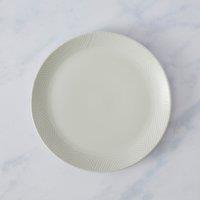 Curves Stoneware Side Plate White