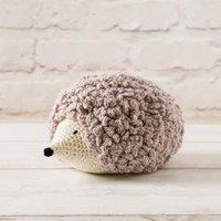 Wool Couture Hedgehog Mink Crochet Kit Beige