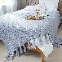 Wool Couture Weekender Blue Blanket Knitting Kit