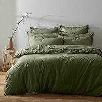 Soft Washed Recycled Cotton Duvet Cover and Pillowcase Set