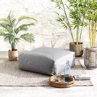 Outdoor Grey Square Floor Cushion