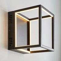 Depere Integrated LED Black LED Wall Light Black