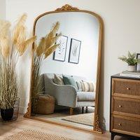 Pretty Boho Curved Full Length Leaner Mirror