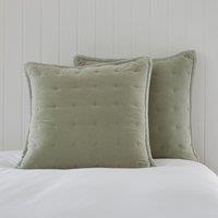 Dorma Adeena Green Continental Pillowcase Green