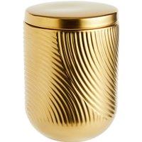 Gold Curves Kitchen Canister Gold