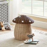 Toadstool Rattan Storage Basket