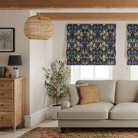 Havisham Navy Blackout Roman Blind