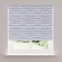 Whitmore Blue Stripe Blackout Roller Blind