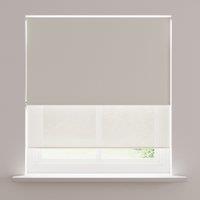 Sheer Dove Grey Blackout Double Roller Blind Dove (Grey)