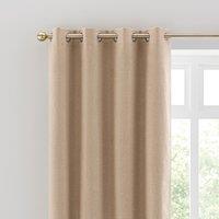 Luna Brushed Blackout Eyelet Curtains