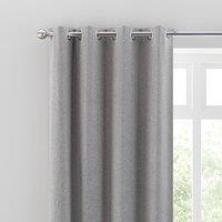 Luna Brushed Reversible Blackout Eyelet Curtains