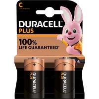 Pack of 2 Duracell Plus 100 C Batteries