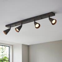 Grove Grey 4 Light Spotlight Bar Brown