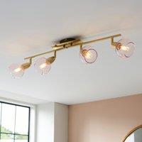 Tia 4 Light Semi Flush Spotlight Bar