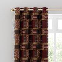 Prague Chenille Eyelet Curtains