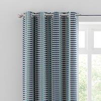 Elements Kansas Stripe Eyelet Curtains