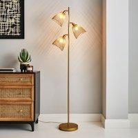 Elements Jaula Gold Floor Lamp Gold