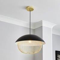 Emzo Black Pendant Light