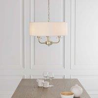 Vogue Katarina 3 Light Ceiling Fitting Yellow