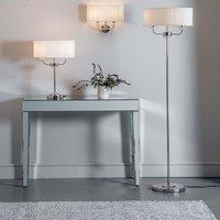 Vogue Katarina 2 Light Floor Lamp Silver