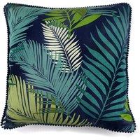 Fusion Tropical Cushion Teal (Green)