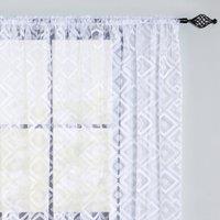 By the Metre Maroc Lace Voile White