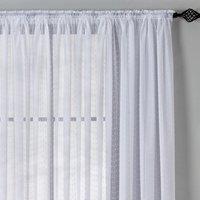 By the Metre Harrogate Slub Voile White