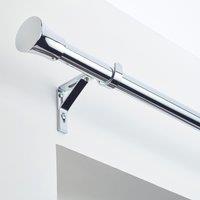 Trumpet Extendable Metal Eyelet Curtain Pole