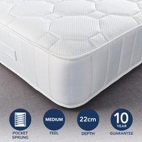 Fogarty Dreamy Comfort Gel Top 1500 Pocket Sprung Mattress White