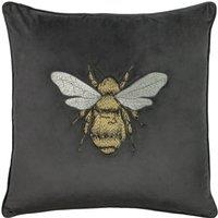 Hortus Bee Cushion Dark Grey