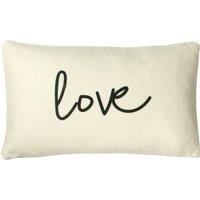 furn. Shearling Fleece Love Cushion