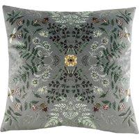 Eden Mirror Cushion Green/White