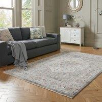 Soraya Traditional Rug Silver/Blue/Brown