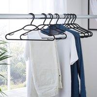 Pack of 8 Black Clothes Hangers