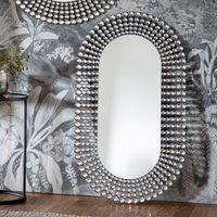 Sheraton Jewelled Oval Wall Mirror