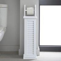 Tuscany White Toilet Roll Holder White