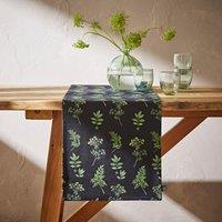 Marsh Table Runner Black/Green