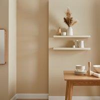 Dunelm White Sand Eggshell Emulsion Paint Beige