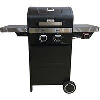 Norfolk Grills Vista 200 Gas 2 Burner with Side Burner Black