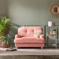 Martha Vintage Velvet Snuggle Chair