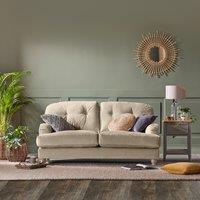 Martha Vintage Velvet 2 Seater Sofa Warm Sand