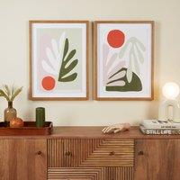Set of 2 Elements Lokke Framed Prints