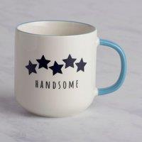 Hello Handsome Heat Change Mug White/Blue