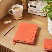 Waters and Noble Premium Faux Leather A5 Notebook Tigerlily