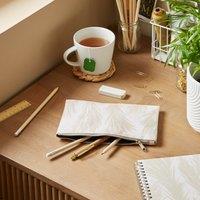 Waters and Noble Pampas Flat Pencil Case Beige