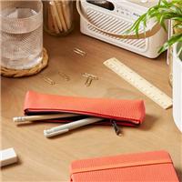 Waters and Noble Premium Faux Leather Pencil Case
