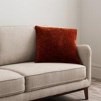 Vintage Chenille Cushion Orange