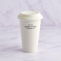 Waters & Noble White Travel Mug