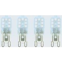 Set of 4 Status 2.2W G9 Day Light Clear Bulbs